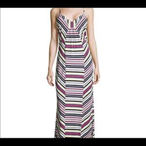 Striped Maxi Dress by Laundry by Shelli Segal Size Small